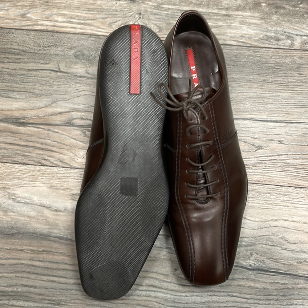 Men’s Prada like new shoes size 10 1/2 - Picture 3 of 5